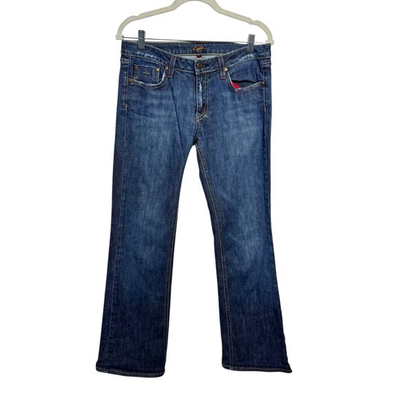 Lofli Denim Denim - Lofli Vintage Bootcut Denim Jeans Women 30L Blue Y2K Western Cowgirl Cotton USA